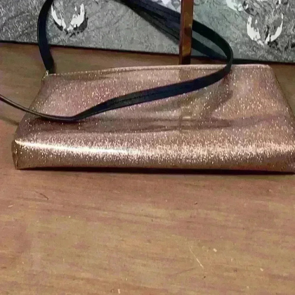 Kate Spade Glitter Pink Crossbody with Black Bow - Picture 4 of 12